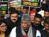Save Democracy: INDIA bloc leaders stage protest against bulk suspension of MPs from Parliament