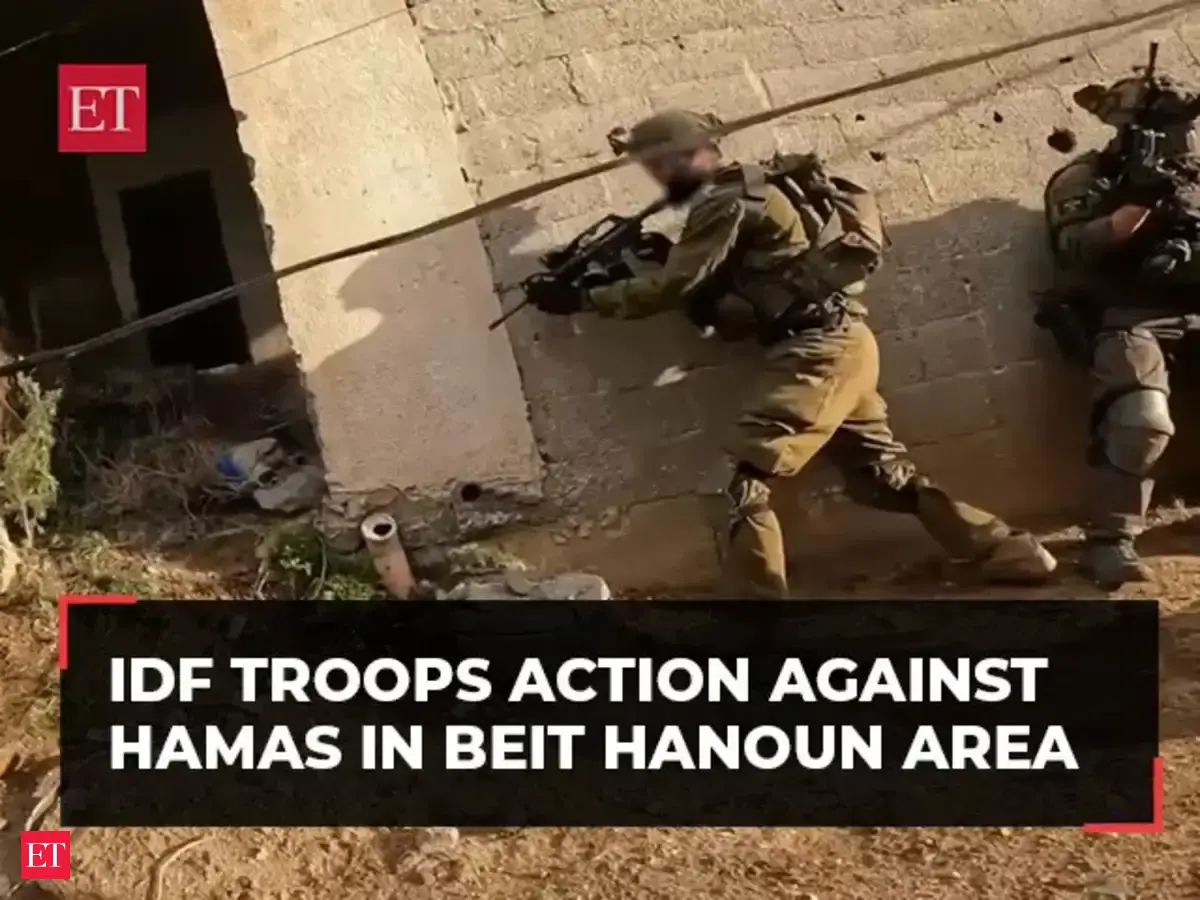 IDF troops action against Hamas in Beit Hanoun area