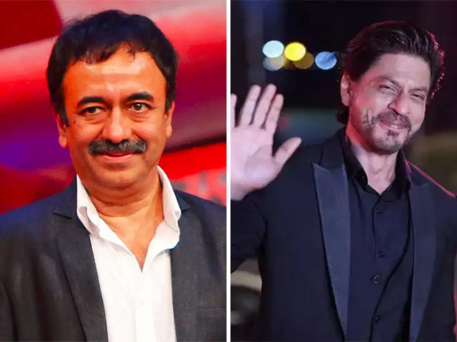 ​'Dunki' director Rajkumar Hirani (Left) recently spilled the beans on how he managed to escape Shah Rukh Khan's enchanting charm during the film's shoot.​