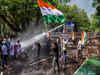 Congress march to DGP office in Kerala turns violent, cops use water cannons