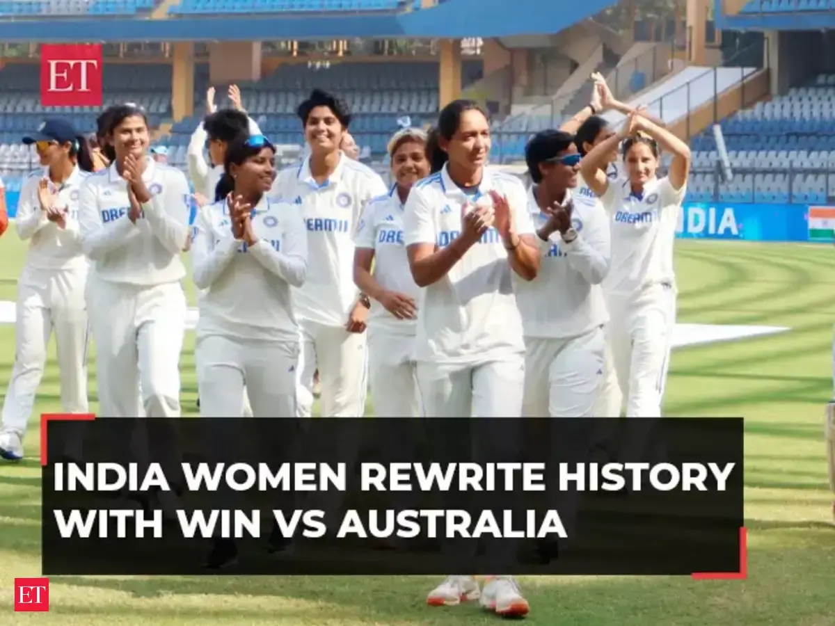 INDW vs AUSW: Indian women's team record maiden Test win over Australia ...