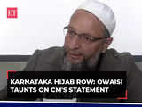 Karnataka Hijab row: Owaisi taunts on CM's statement, lashes out at Siddaramaiah government