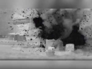 Israeli army video said to show strike on Syria after rocket fired into Israel