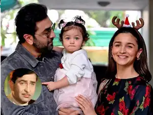 Netizens go gaga over Ranbir-Alia's baby Raha, fans note resemblance to great grand-dad Raj Kapoor:Image