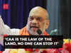 'CAA is law of the land, no one can stop its implementation', says Amit Shah in Bengal