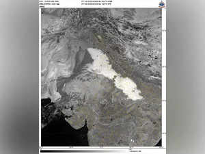 IMD Satellite imagery shows dense fog blanket over Northern India