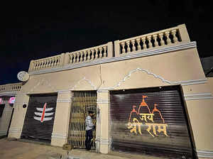Ayodhya: Shutters of shops located along Ram Path and ...