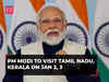 PM Modi set to visit Tamil Nadu, Kerala, and Lakshadweep on January 2 and 3