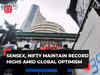 Sensex at new record high, rises 200 pts; Nifty tops 21,700 for first time amid strong global cues