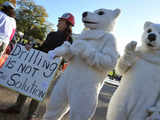 Demonstration against Keystone XL pipeline in Washington DC