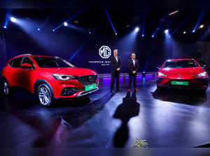 FILE PHOTO: MG Motor India presents models at Auto Expo 2023 in Greater Noida, India