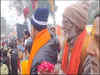Iqbal Ansari, ex-litigant in Ayodhya land dispute case, showers flowers at PM Modi's motorcade