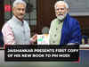 EAM Jaishankar presents first copy of his new book to PM Modi 'India that is more Bharat…'