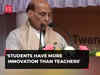 Defence Minister Rajnath Singh in Assam, says 'Students have more innovation than teachers'