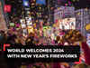 Happy New Year: World welcomes 2024 with fireworks, celebrations, watch!