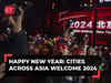Happy New Year: Cities across Asia welcome 2024, watch!