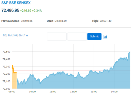 Sensex LIVE Updates: Sensex hits narrative excessive!