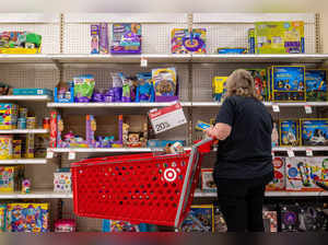 A customer shops for holiday gifts in a Target store on December 21, 2023 in Austin, Texas.