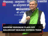 Ashwini Vaishnaw flags off Balurghat-Sealdah Express train, says New Year gift to West Bengal
