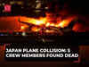 Japan plane collision: 5 crew members found dead on Coast Guard aircraft