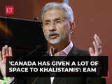 'Canada has given a lot of space to Khalistanis': EAM Jaishankar