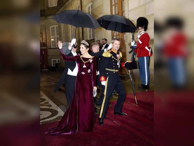 Denmark's future king and queen, Crown Prince Frederik and Crown Princess Mary a...