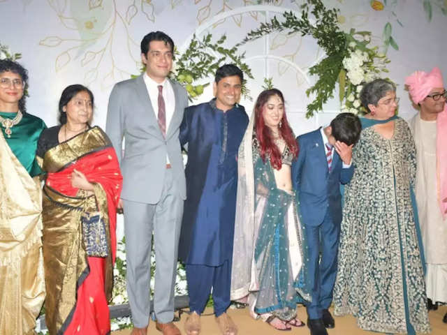 Newlyweds Ira & Nupur Pose With Loved Ones