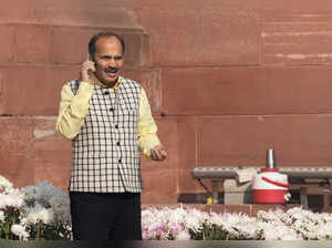 New Delhi: Congress MP Adhir Ranjan Chowdhury during Winter session of Parliamen...