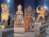 Statues of elephants, lions, Lord Hanuman installed at main entrance of Ayodhya Ram mandir