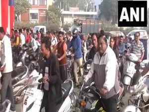 Transporters, drivers protest against new law on hit-and-run cases in various cities