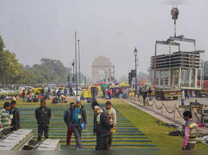 **EDS: RPT, CORRECTS DETAILS** New Delhi: Workers prepare visitors' enclosures f...
