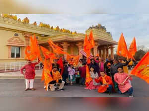 US_ Hindu Americans organise car, bike rally to celebrate Pran Pratishtha of Ram Mandir (1)
