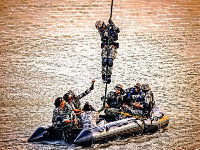 Watch: Indian Navy's Elite Marine Commandos Unit MARCOS Conduct Hostage  Rescue Mock Drill