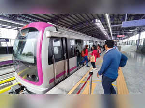 Namma metro purple line train