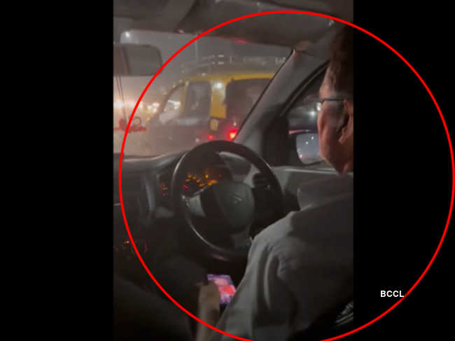 The passenger, identified as Venkat, shared the video on social media, expressing alarm over the driver's unsafe behaviour during the ride.