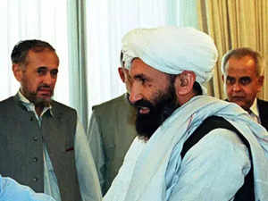 Taliban-appointed prime minister meets with a top Pakistan politician in hopes of reducing tensions