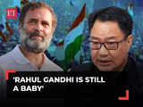 'Rahul Gandhi is still a baby': Kiren Rijiju mocks Congress’ Bharat Jodo Nyay Yatra