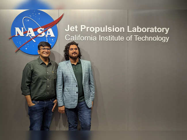 Gaurav Seth and Vinit Bansal at NASA