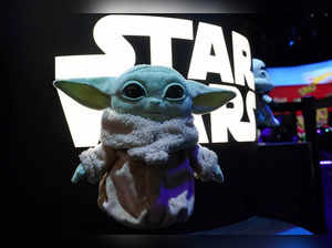 FILE PHOTO: A Baby Yoda toy from Mattel is pictured in the Manhattan borough of New York City, New York