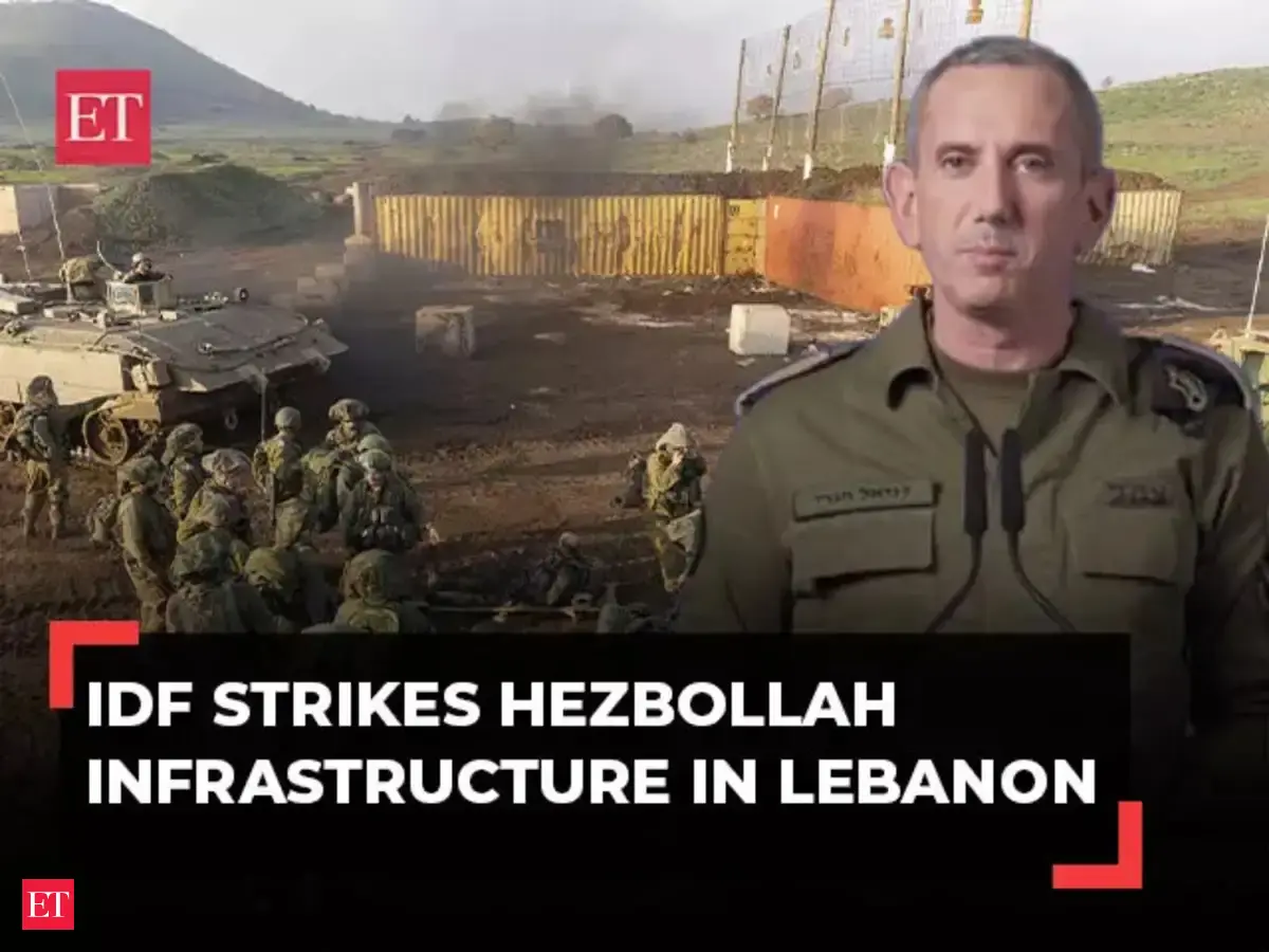 israel hamas war: IDF strikes Hezbollah infrastructure in southern ...
