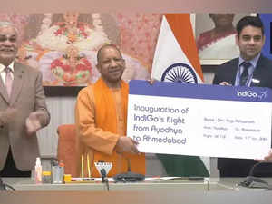 "100 chartered planes will land in Ayodhya on January 22", says UP CM Yogi Adiyanath