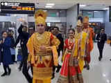 Watch 'Lord Ram, Sita, Laxman, Hanuman' take inaugural IndiGo flight from Ahmedabad to Ayodhya