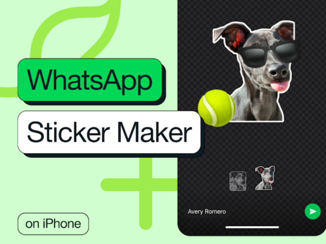 The sticker maker is designed for iOS 17 and later versions and is also available on WhatsApp Web.