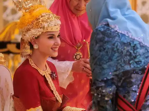 The bride and groom