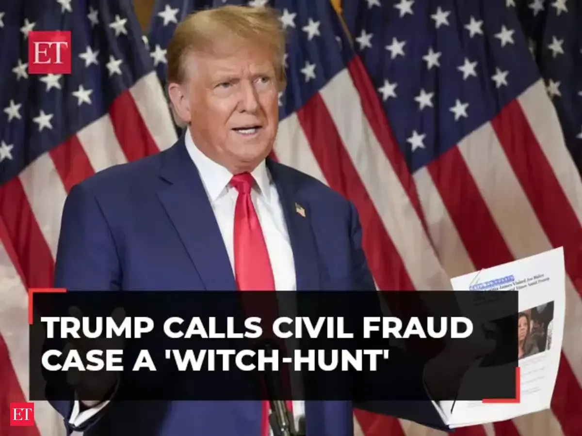 Trump civil fraud case: New York civil fraud case: Trump calls it a ...