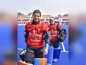 Ranchi: Indian women's hockey team captain Savita Punia ahead of Paris Olympic 2...