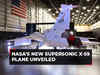 NASA’s X-59 supersonic aircraft revealed in California