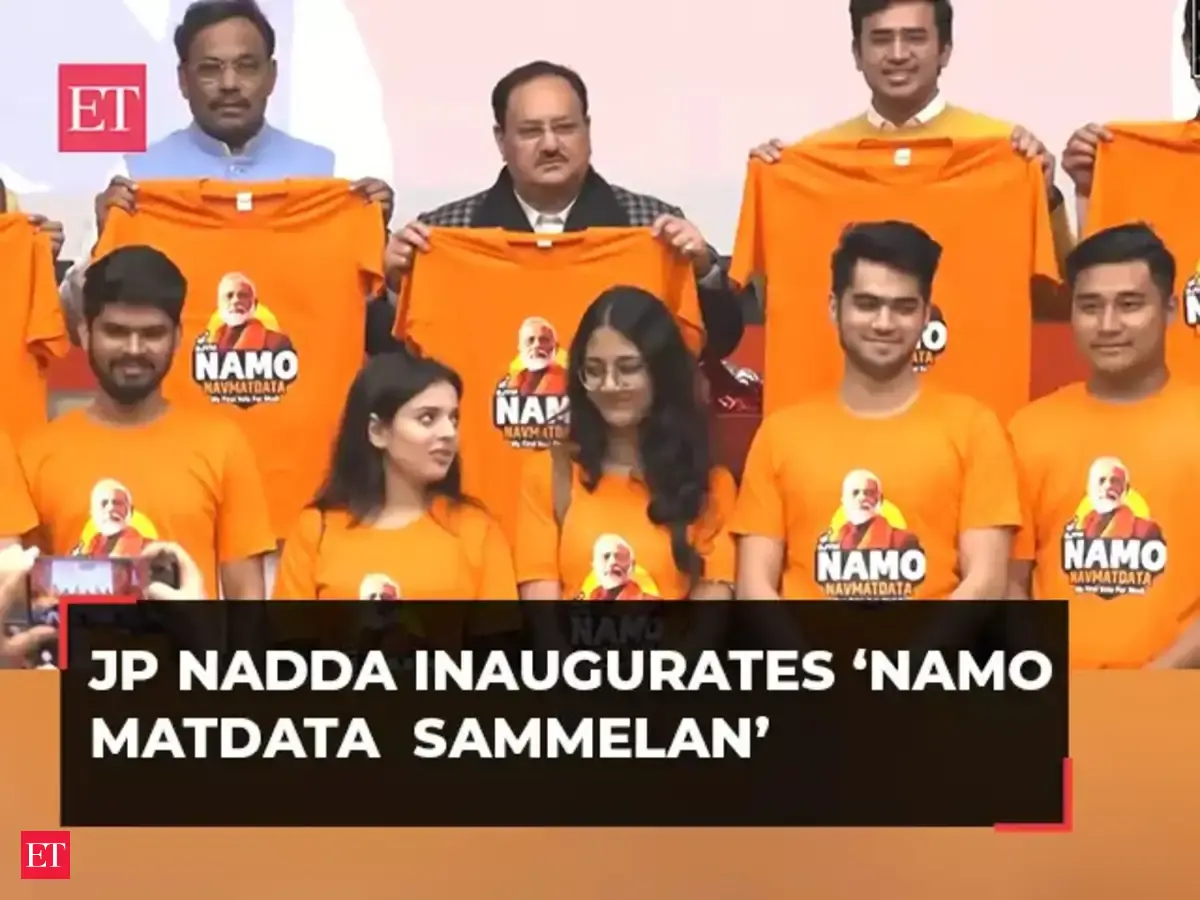 BJP president JP Nadda inaugurates ‘Namo Matdata Sammelan’ organised by ...