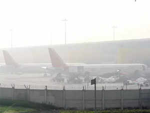 Several flights delayed from Kempegowda International Airport in Bengaluru because of bad weather