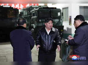 North Korean leader Kim Jong Un visits a munitions factory